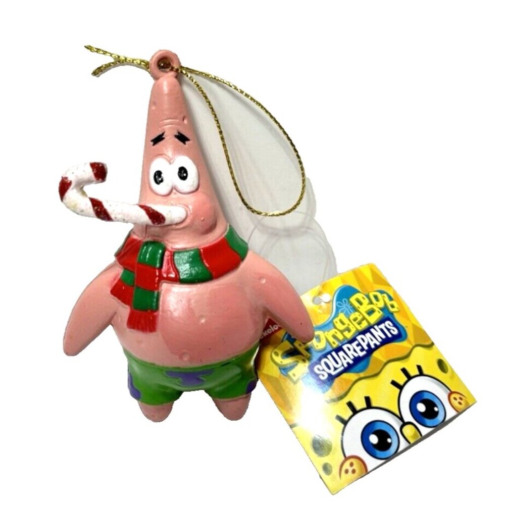 Spongebob Square Pants Patrick Star Christmas Tree Ornament Holiday Decor New